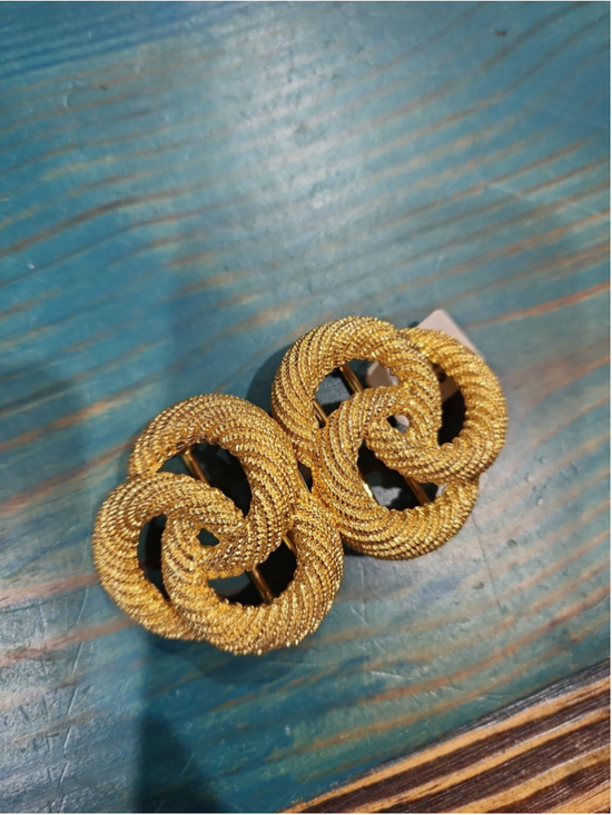 Douglas Paquette Accessories - Douglas Paquette Twisted Knot Belt Buckle Set 2 Piece New Old Stock